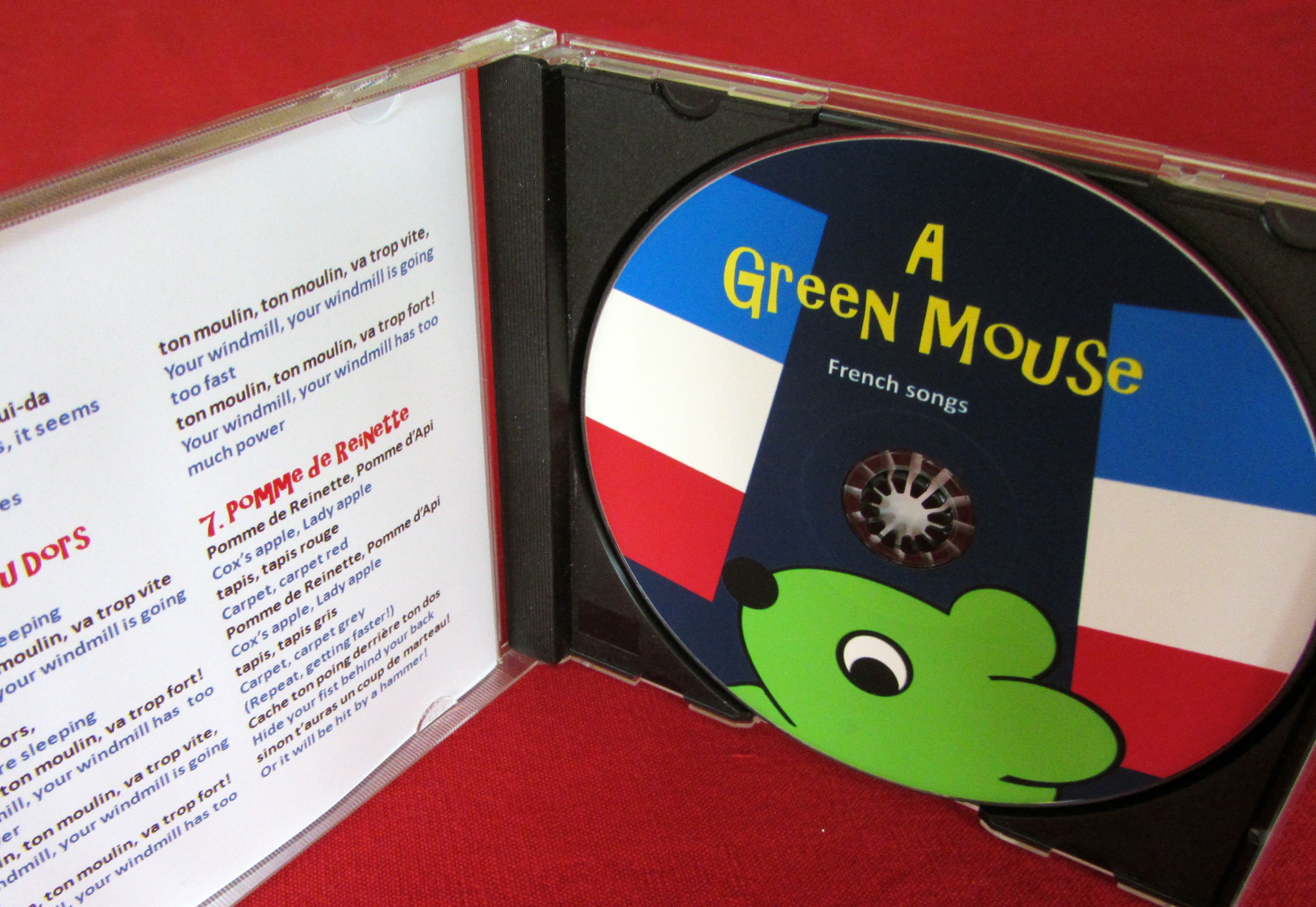 image for A Green Mouse French Songs for Kids