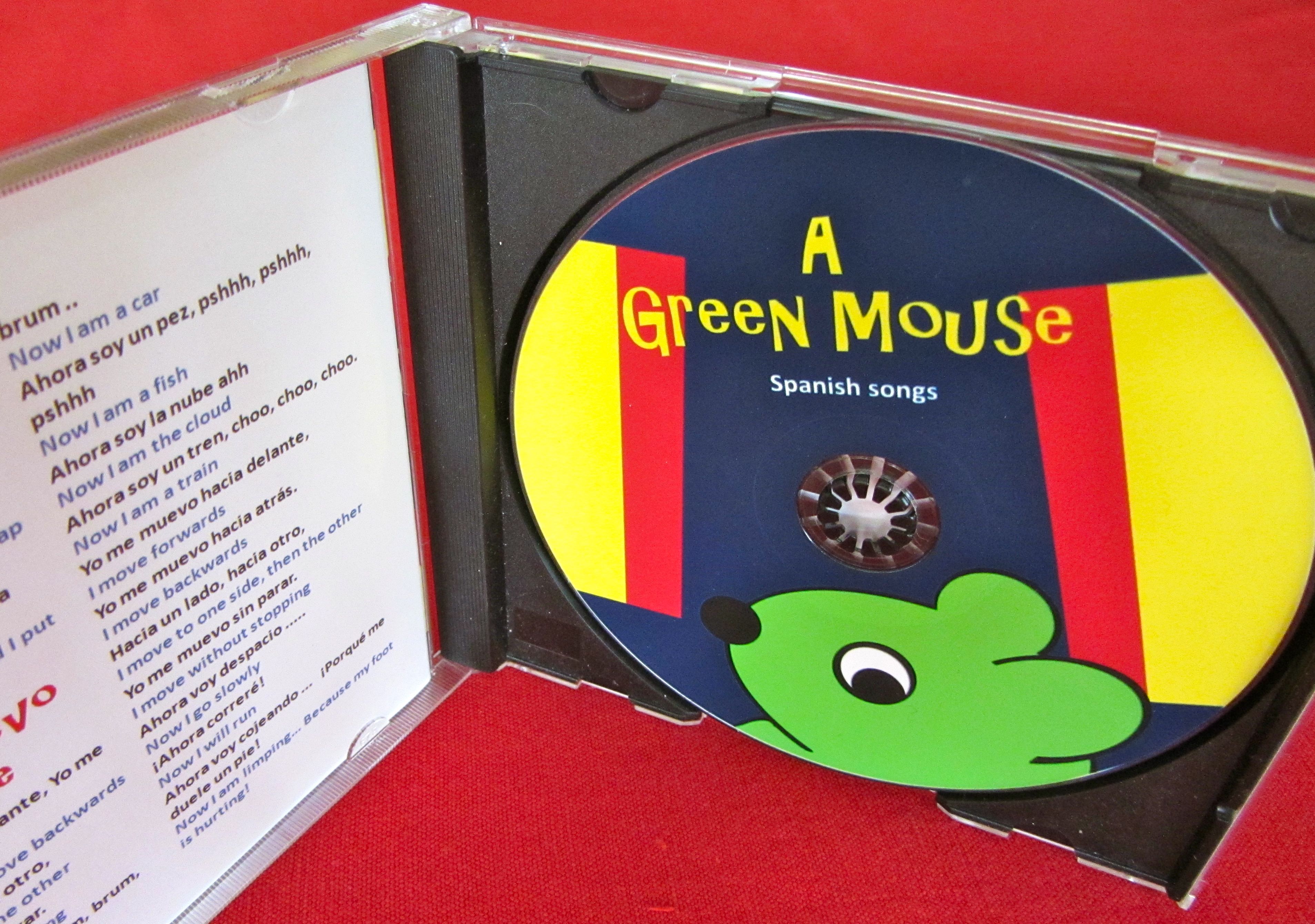 image for A Green Mouse Spanish songs for kids