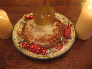 image for a galette des rois - three kings' day cake